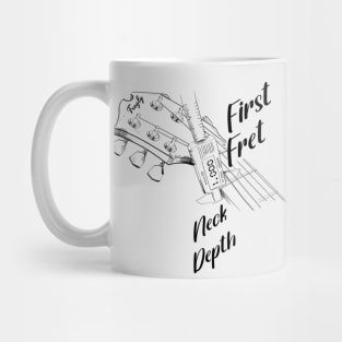 First Fret Neck Depth black Mug